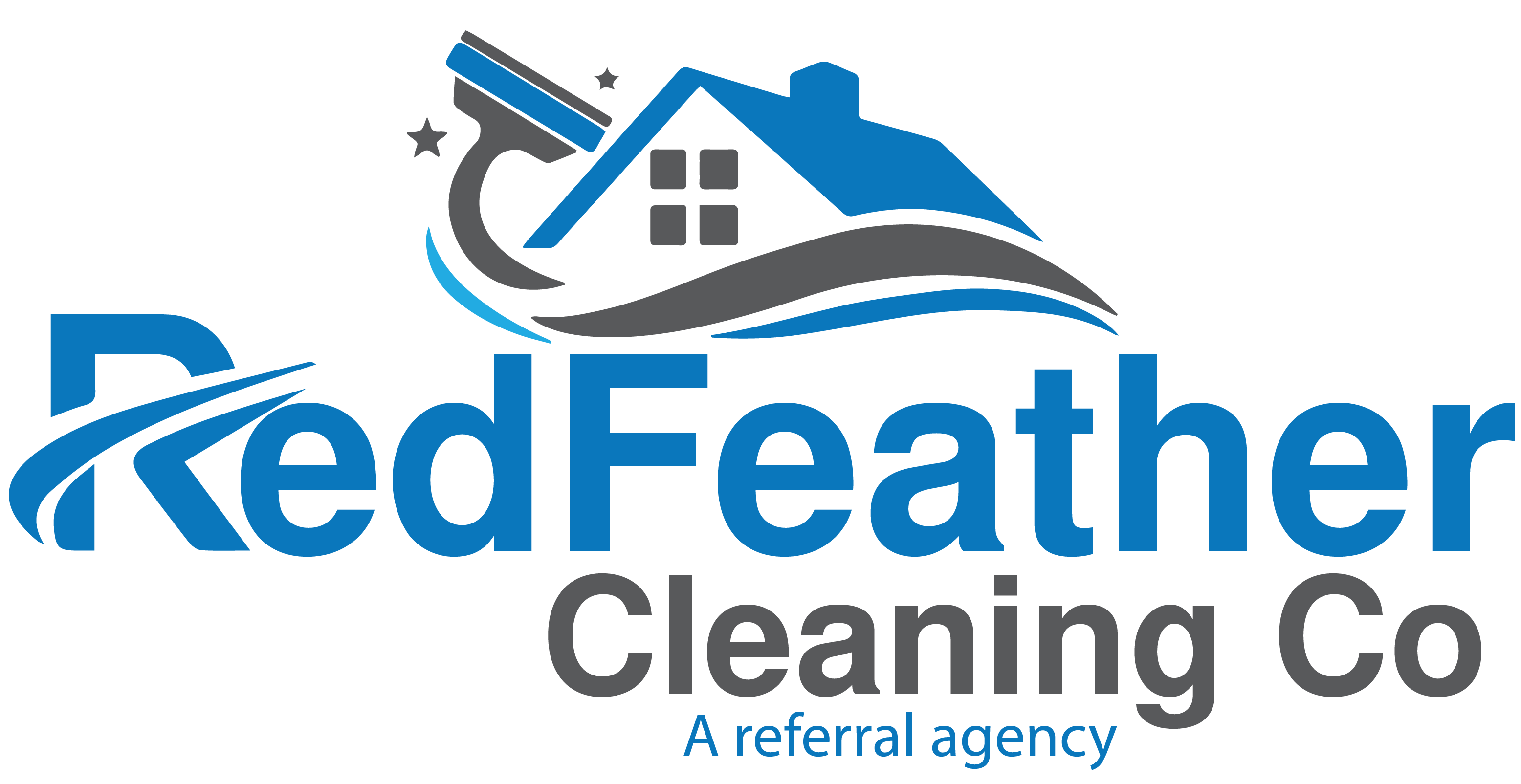 Red Feather Cleaning logo