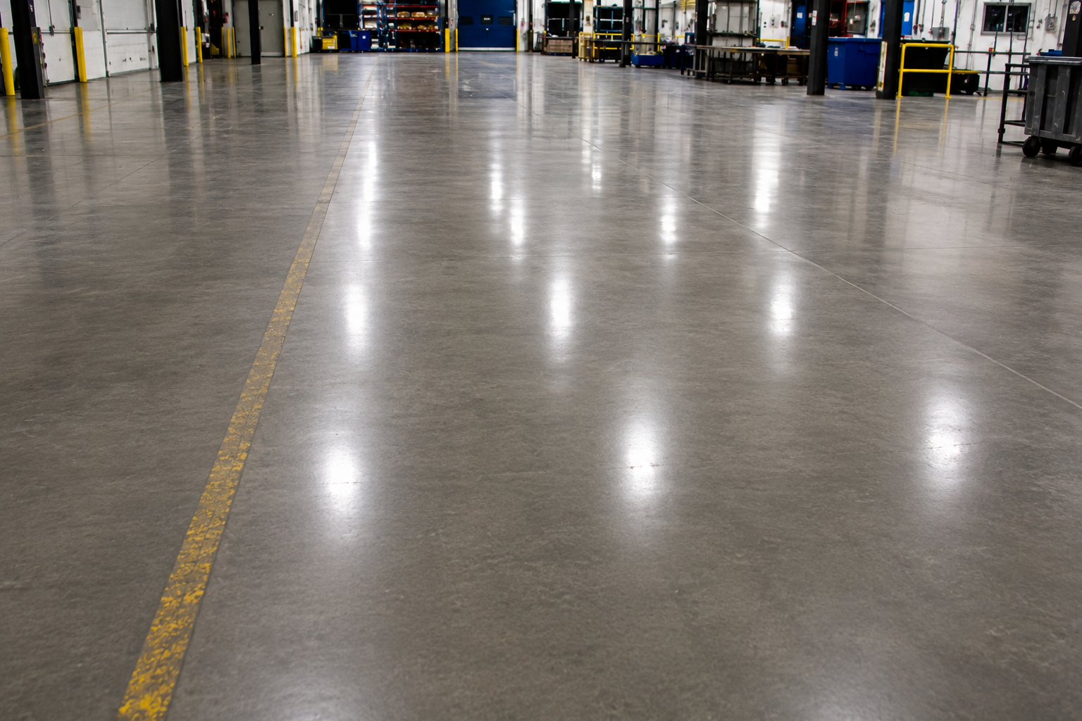 Commercial floor after professional cleaning in Louisville Kentucky