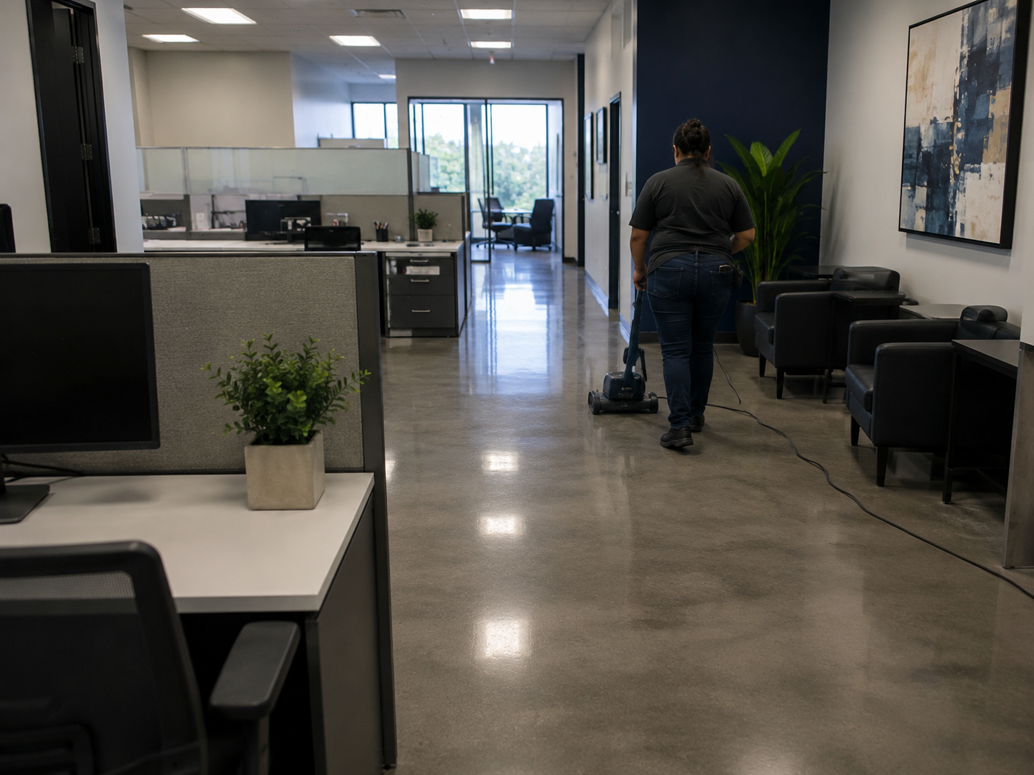 Commercial office floor cleaning services Louisville KY