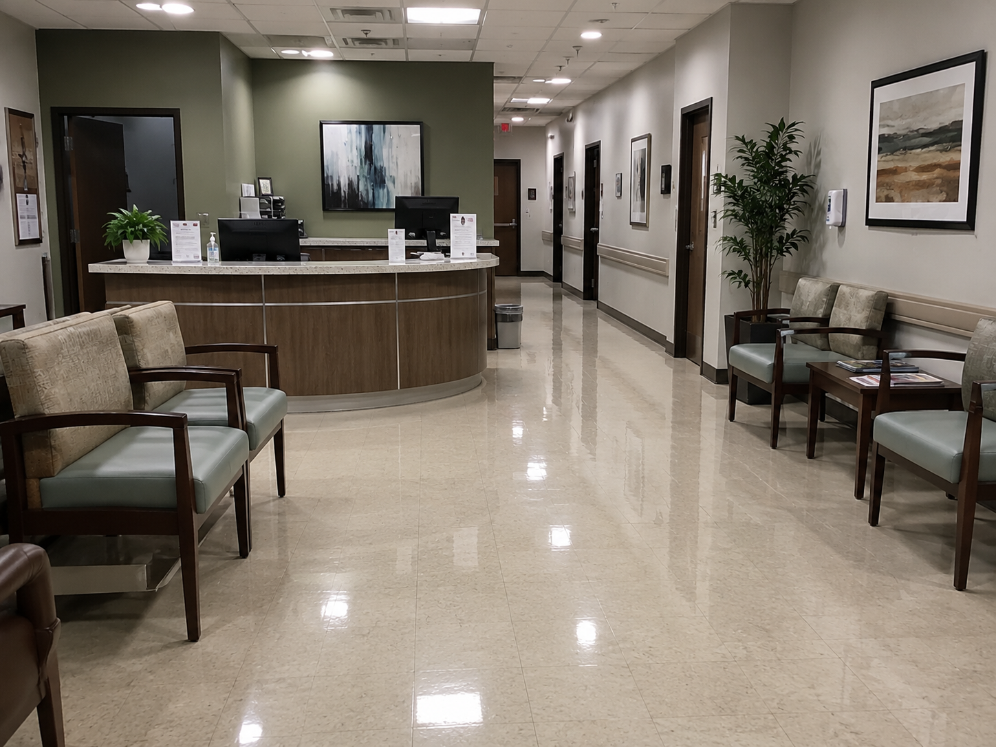 Medical facility commercial floor cleaning Louisville KY