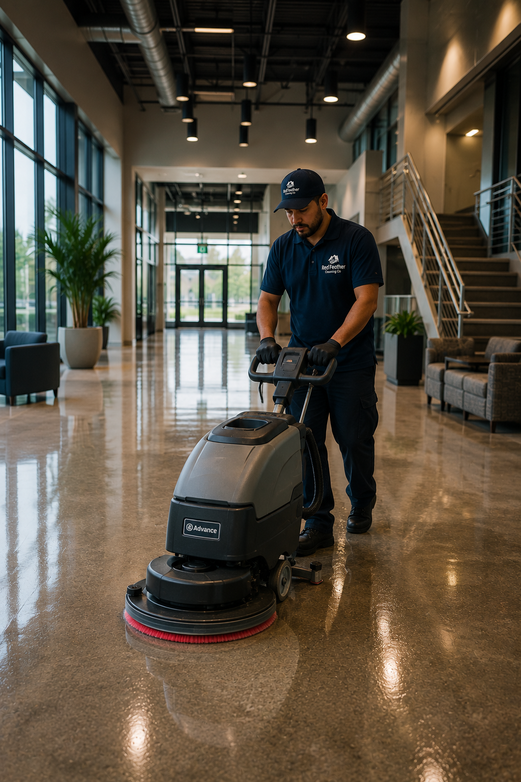 Commercial floor cleaning and floor scrubbing in Louisville Kentucky