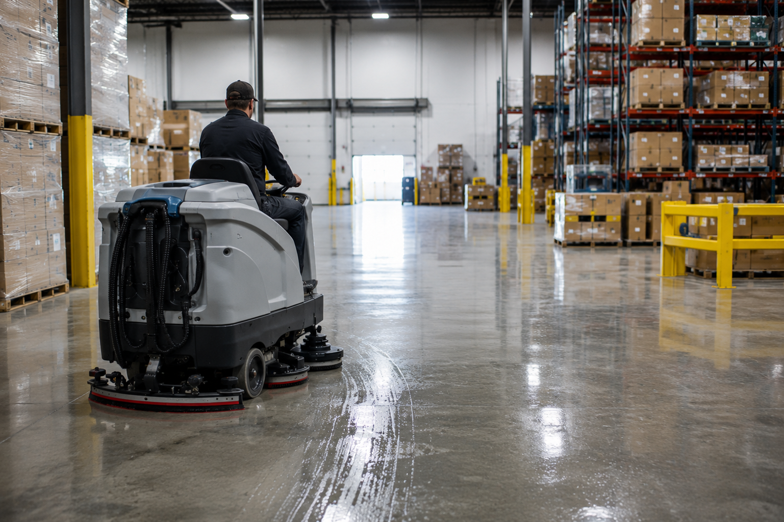 Warehouse floor cleaning services in Louisville Kentucky